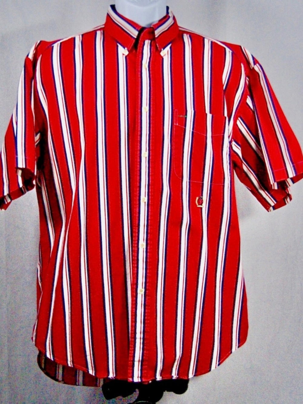 Vintage Tommy Hilfiger Short Sleeve Sport Shirt-Large